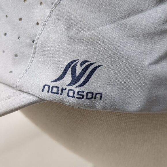 Narason Slideback Hat Gray One Size Adjustable Breathable Lightweight Polyester - Picture 5 of 9